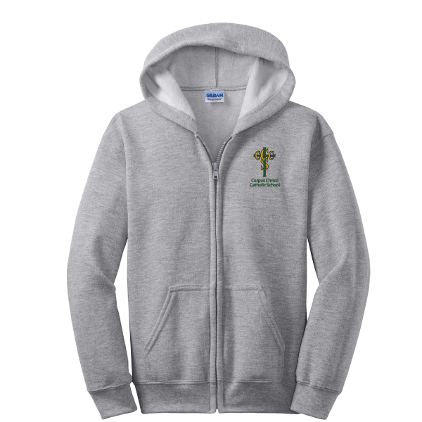 K YOUTH Full Zip Hoodie<br>G186b