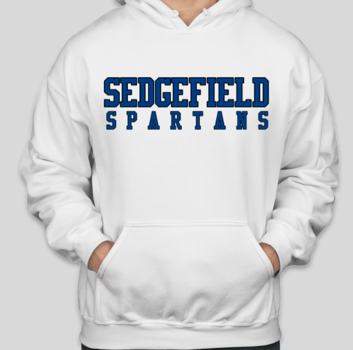 74.5 SEDGEFIELD HOODIE WHITE (VARSITY) 18500