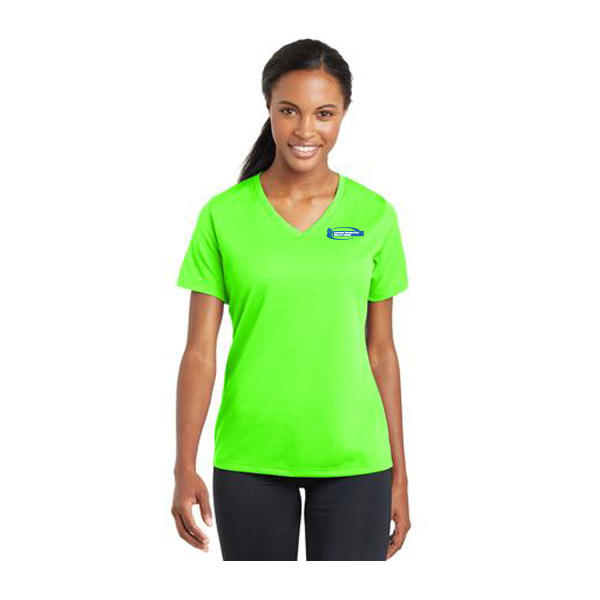 Sport-Tek PosiCharge RacerMesh V-Neck Tee - Ladies