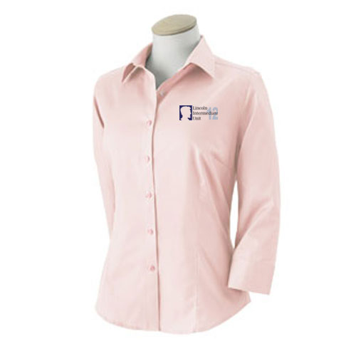 B 13V0527 Ladies Twill Dress Shirt