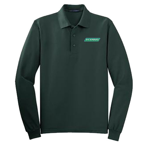 C K500LS Men's Long Sleeve Silk Touch Pique Polo