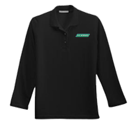 C L500LS Ladies Long Sleeve Silk Touch Pique Polo