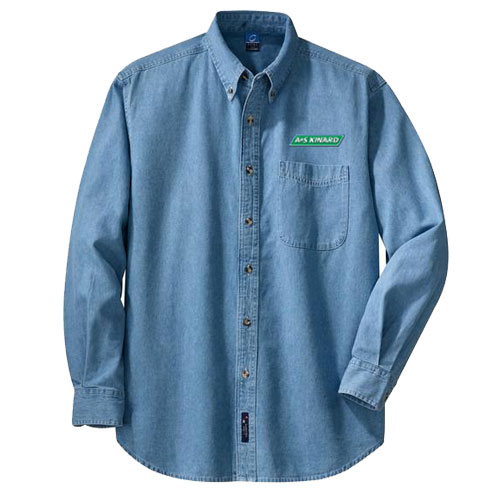 F SP10 Men's Long Sleeve Denim Shirt
