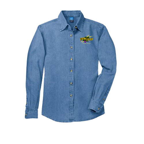 D LSP10 Ladies' Denim Shirt