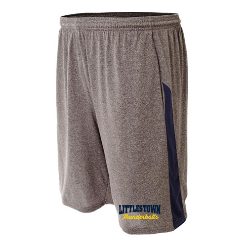 M N5005 Colorblock Performance Shorts with Side Pockets