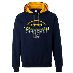 L 185C00 Two Tone Hooded Sweatshirt
