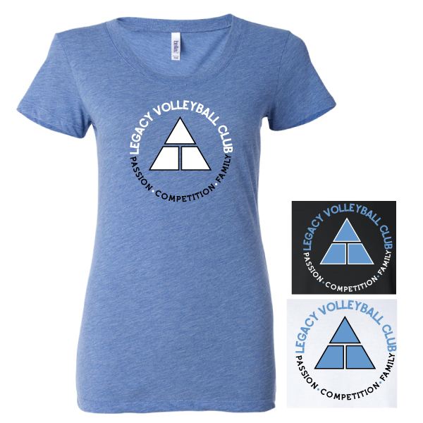 02 Design 1 Woman's Crew Neck Tri-Blend T-Shirt