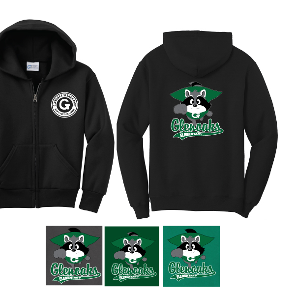 10 Design 2 Uni-Sex Zip Hoodie