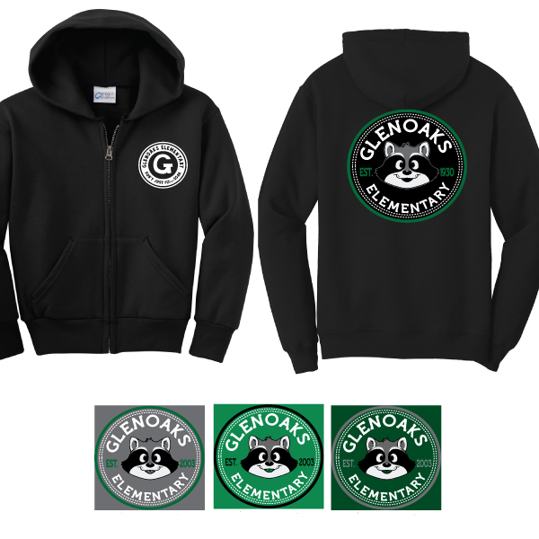 16 Design 3 Uni-Sex Zip Hoodie