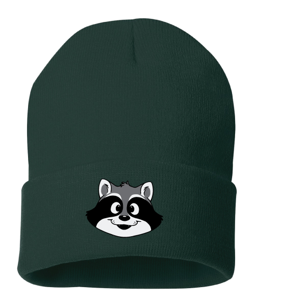 31 Embroidered Fold Over Beanie