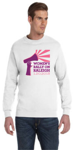A4- Unisex Rally on Raleigh Crew Neck Sweat Shirt