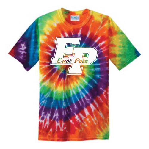D PC147 Adult or Youth Rainbow Tie-Dye Tee