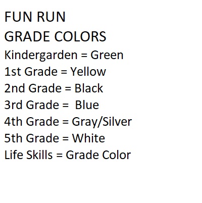 A FUN RUN COLORS