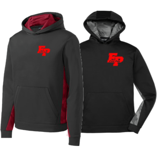 L ST239 Youth or Adult Sport Tek Wicking Hooded Pullover Sweatshirt