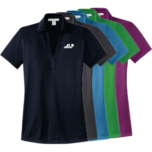 B L528 Ladies Port Authority Performance Fine Jacquard Polo