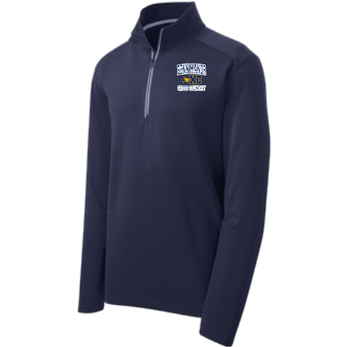 FJST860 Sport-Tek Sport-Wick Textured 1/4 Zip Enbroidered Pullover