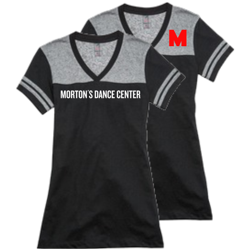 B DT264 District Juniors Varsity V-Neck Tee