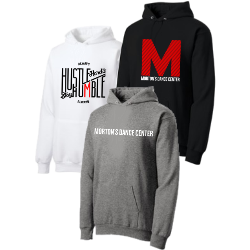 G PC78H Youth or Adult Port and Company-Core Fleece Pullover Hooded Sweatshirt