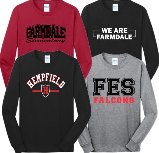 B PC54LS Men, Lady, Youth Long Sleeve T-Shirt