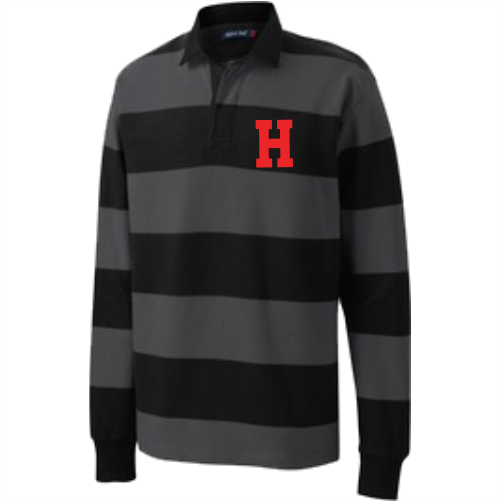L ST300 Adult Rugby Polo Embroidered