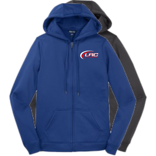DB LST238 Sport-Tek Ladies Sport-Wick Fleece Full-Zip Hooded Jacket