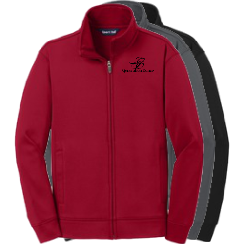 GC YST241 Sport-Tek Youth Sport-Wick Fleece Embroidered Full-Zip Jacket