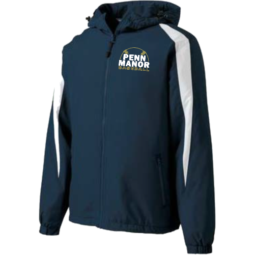 EJ ST81 Sport-Tek Embroidered Fleece Lined Colorblock Jacket