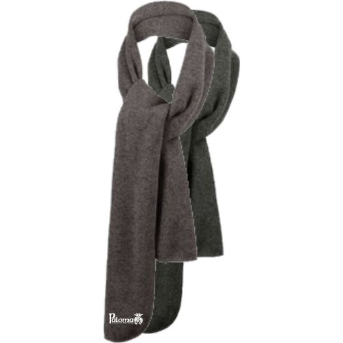 IA FS05 Port Authority Embroidered Heather Knit Scarf