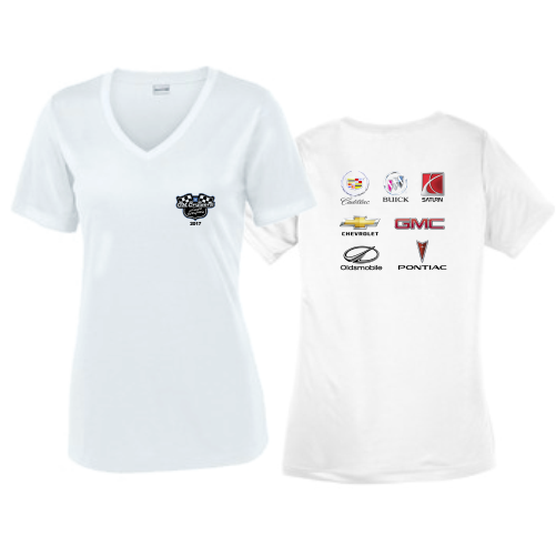 F LST353 Sport-Tek Ladies PosiCharge Competitor V-Neck Tee