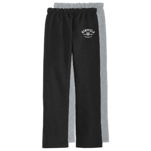 M 18400 Youth or Adult Gilden Heavy Blend Open Botton Sweatpants