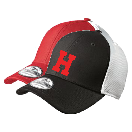 N E1020 Youth or Adult Stretch Embroidered Mesh Cap