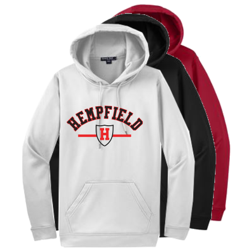 K F244 Youth or Adult Fleece Hooded Pullover