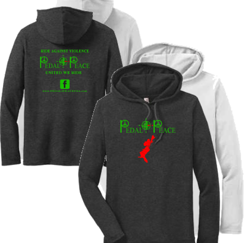 D 987 Anvil Ring Spun Cotton Long Sleeve Hooded T-Shirt