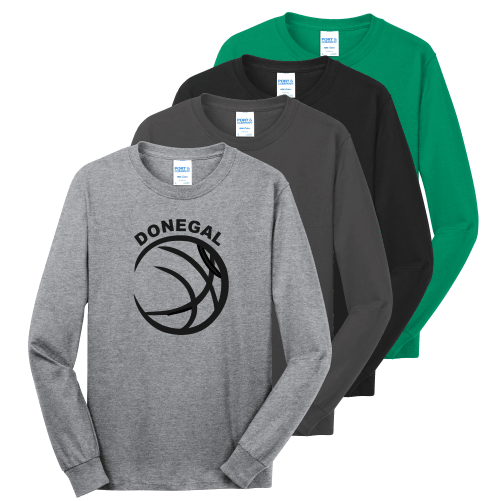 B PC54LS Youth or Adult Long Sleeve Tee