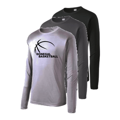 D ST350LS Youth or Adult Dri Fit Performance Lng Sleeve T-Shirt