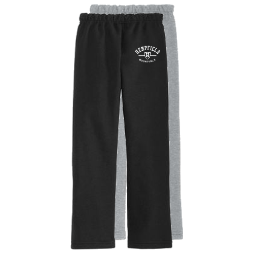 M 18400 Youth or Adult Gilden Heavy Blend Open Botton Sweatpants