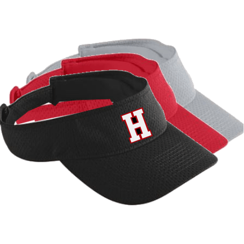 N 6227 Augusta Sportwear Colo Block Embriodered Athletic Mesh Visor