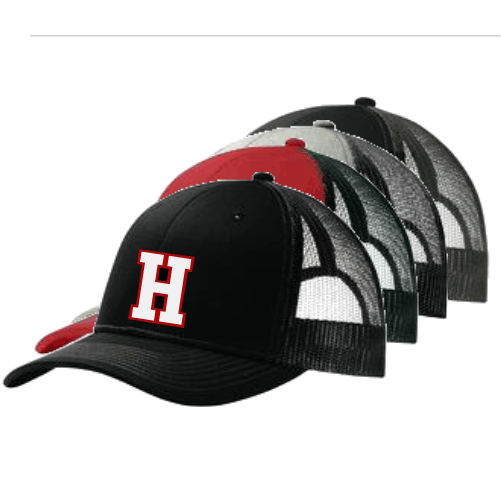 P C112 Port Authority Embroidered Snapback Trucker Cap
