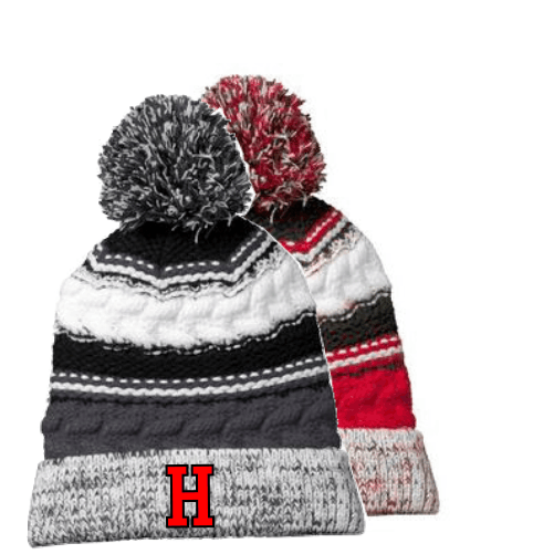 U STC21 Sport-Tek Pom Pom Embroidered Team Beanie