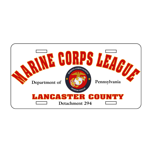 K License Plate with Logo