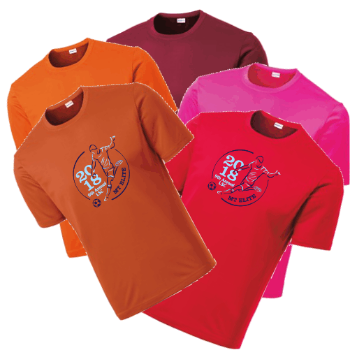 A ST350 Youth or Adult Performance DriFit Tee - Reds/Oranges