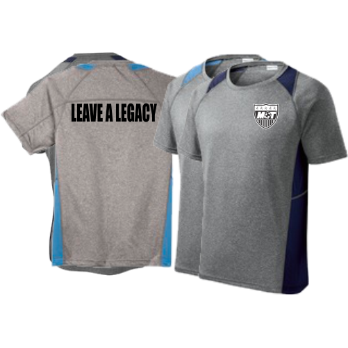 B ST361Sport-Tek Heather Colorblock Contender Tee