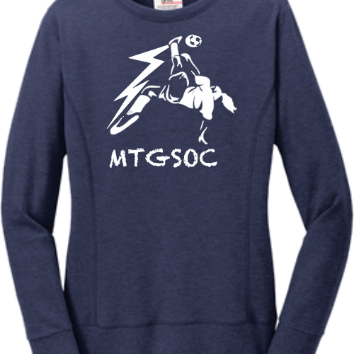 G 72000L Anvil Ladies French Terry Crewneck Sweatshirt