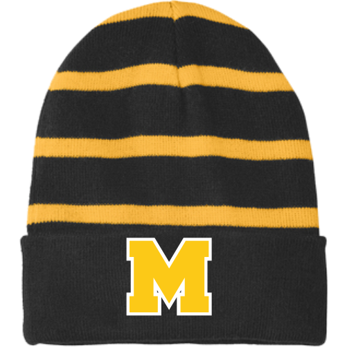 MFK STC31  Sport-Tek Striped Beanie with Solid Band