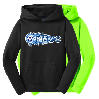 EY ST244 Youth Sport-Wick Fleece Hooded Pullover