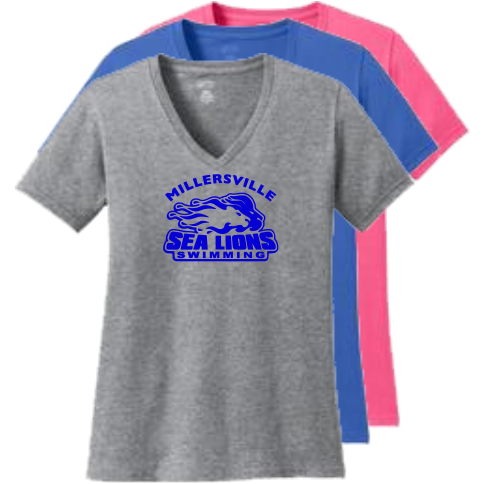 EPC54V Ladies V-Neck Tee