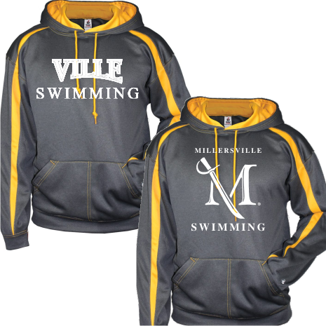 H1467 Badger Fusion Hooded Sweatshirt