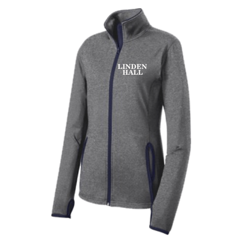 J LST853 Ladies Sport Wick Full Zip Jacket