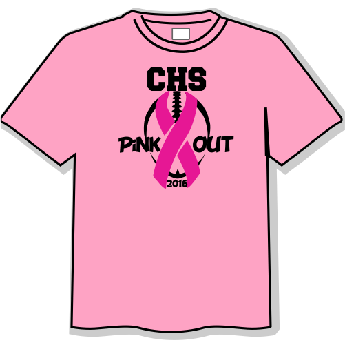 A 10 Youth or Adult SS Pink Out Tee