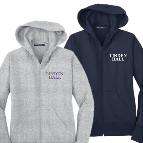 O L265 Ladies Full Zip Hooded Fleece Jacket
